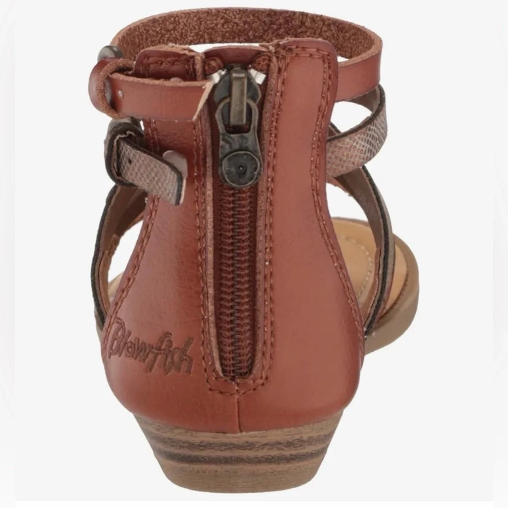 Blowfish Malibu Big Girls 4 Gladiator Bungalow Brown/Bronze Strappy Sandals NIB